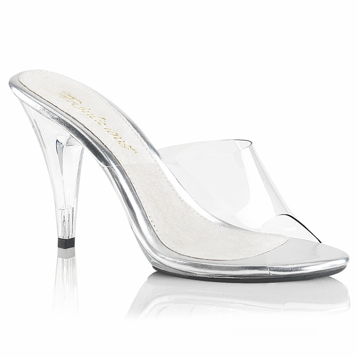 4" Vanity  Clear Heel (CARESS-401) Whim And Wander Mary Jane Shoes