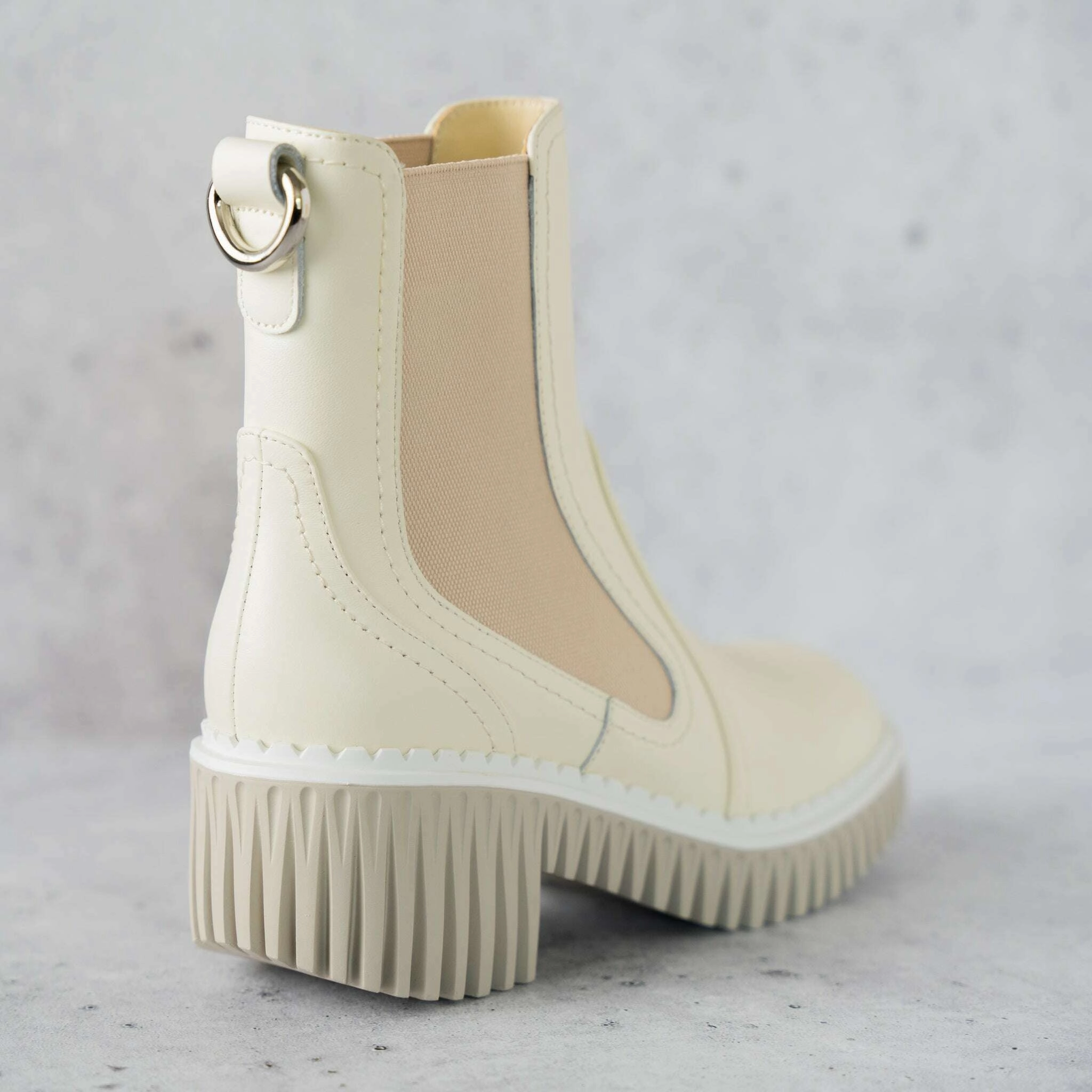 Easy Spirit Casity Mary Jane Shoes 4CCCCEES - Plita Cella - Ivory and Grey