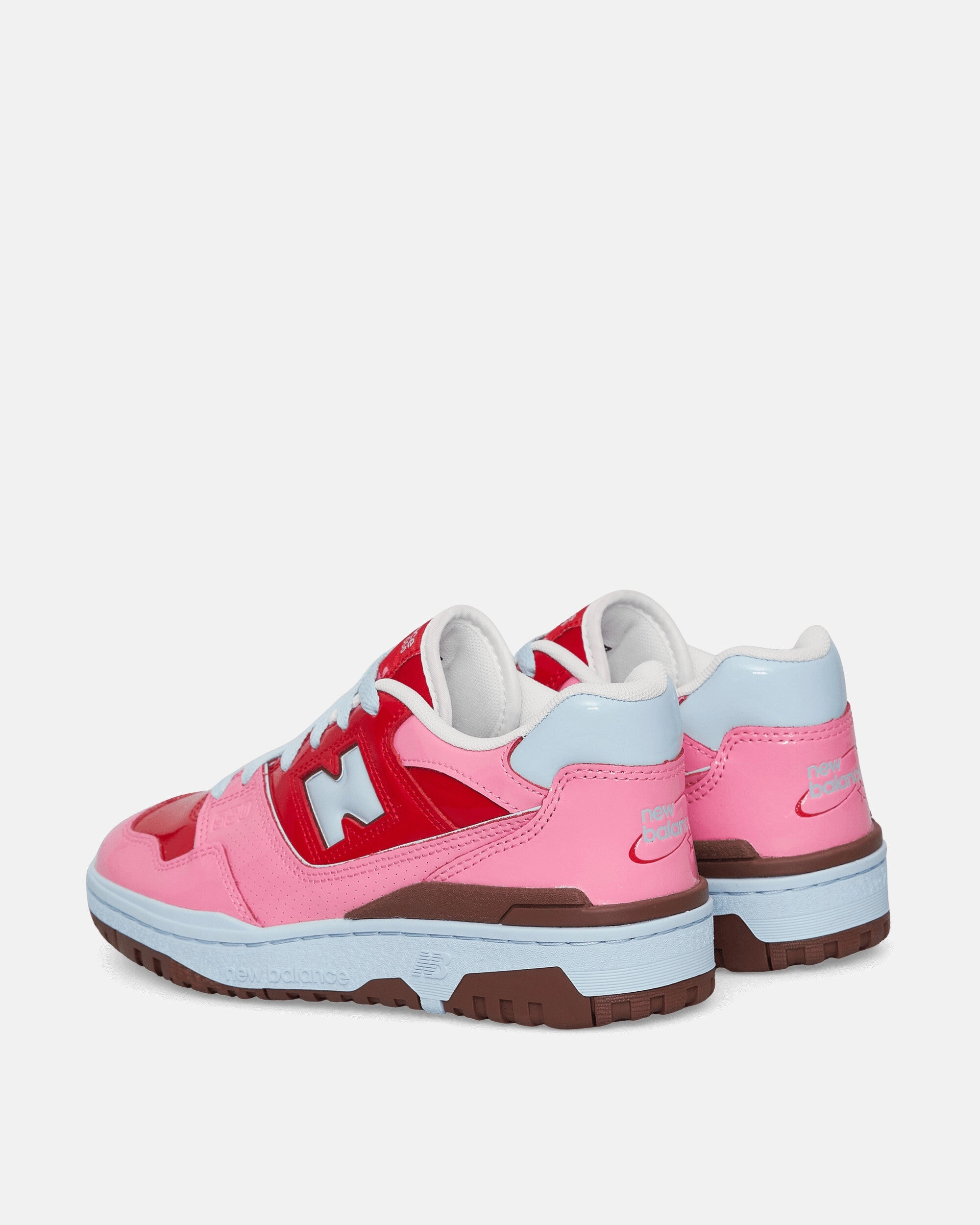 Yellow Green Basketball Shoes 550 Sneakers Team Red / Pink