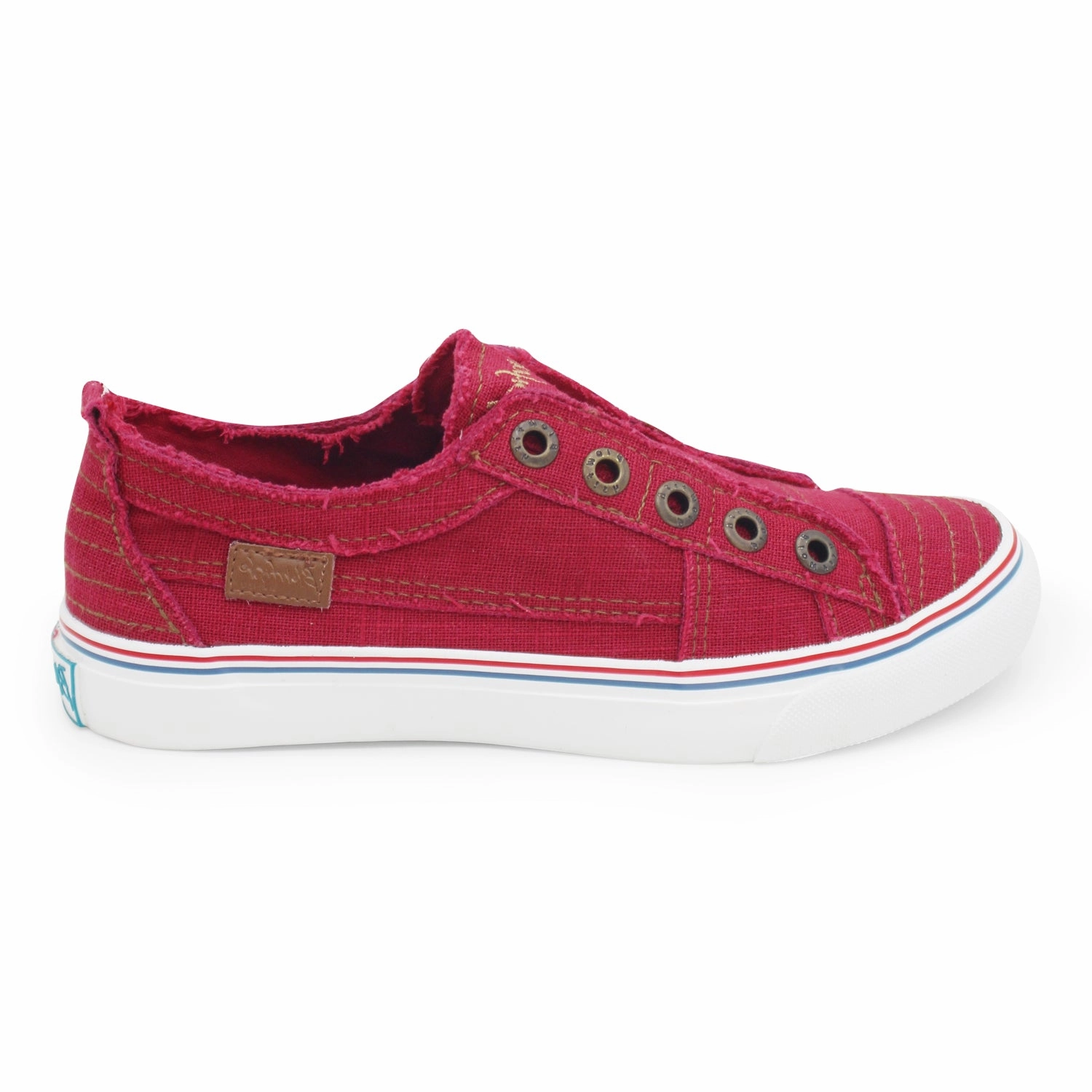 'Blowfish Malibu' Women's Play Slip On - Jester Red Hipster Smoked Twill Austin Casual Shoes