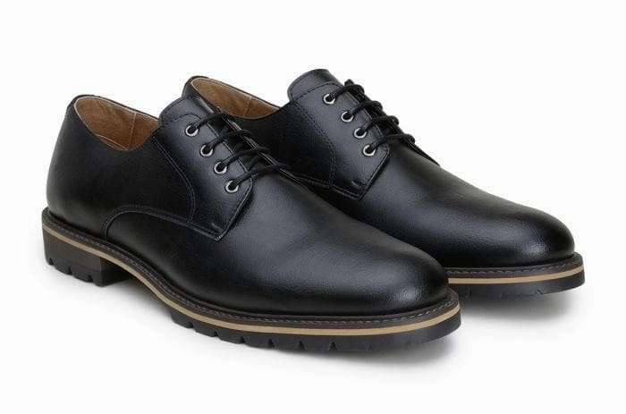 'David' men's derby shoe by Ahimsa - black Training Shoes