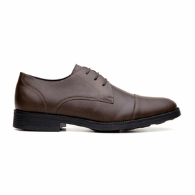 'Roma' classic vegan leather derby by Vincente Verde -  espresso Jeans With Derby Shoes