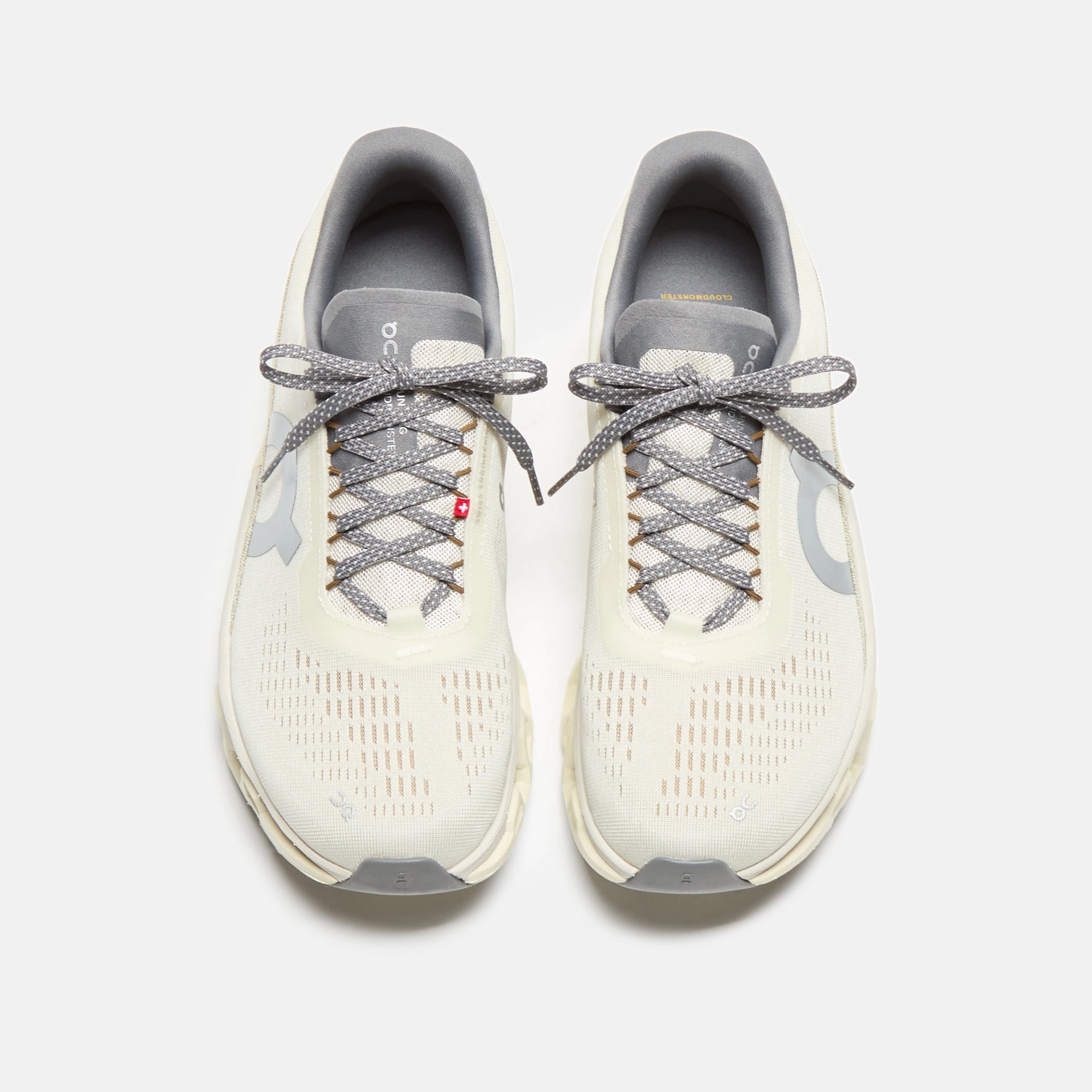 Running Shoes Dress (RTV) On Running Cloudmonster 2 - Cream / Ice