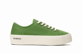 Smart Casual Sport Shoes Womens - Monterey Sneaker Platform - Cactus