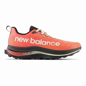 Men's New Balance FuelCell SuperComp Trail, Neon Dragonfly/Black, 11.5 D Medium Trail Running Shoes Size 5