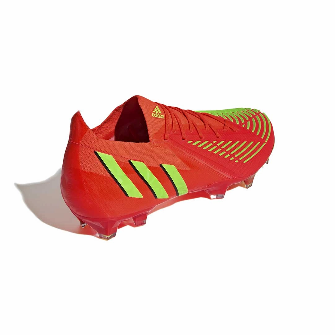 Soccer Cleats With Name adidas - Unisex Predator Edge.1 Low Firm Ground Cleats (GW1024)
