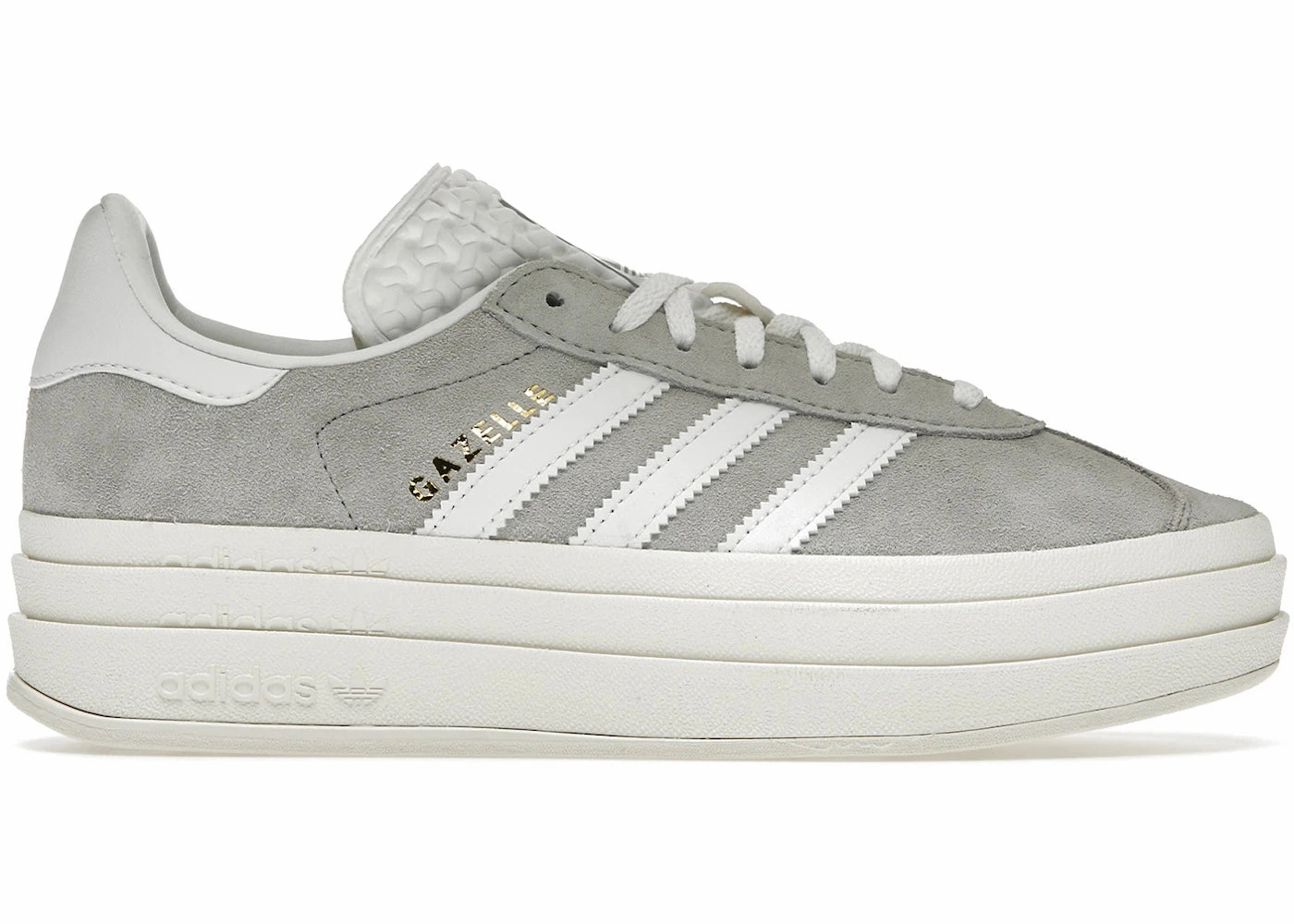 Adidas Gazelle Bold Grey White (Women'S) Barefoot Shoes For Weight Training