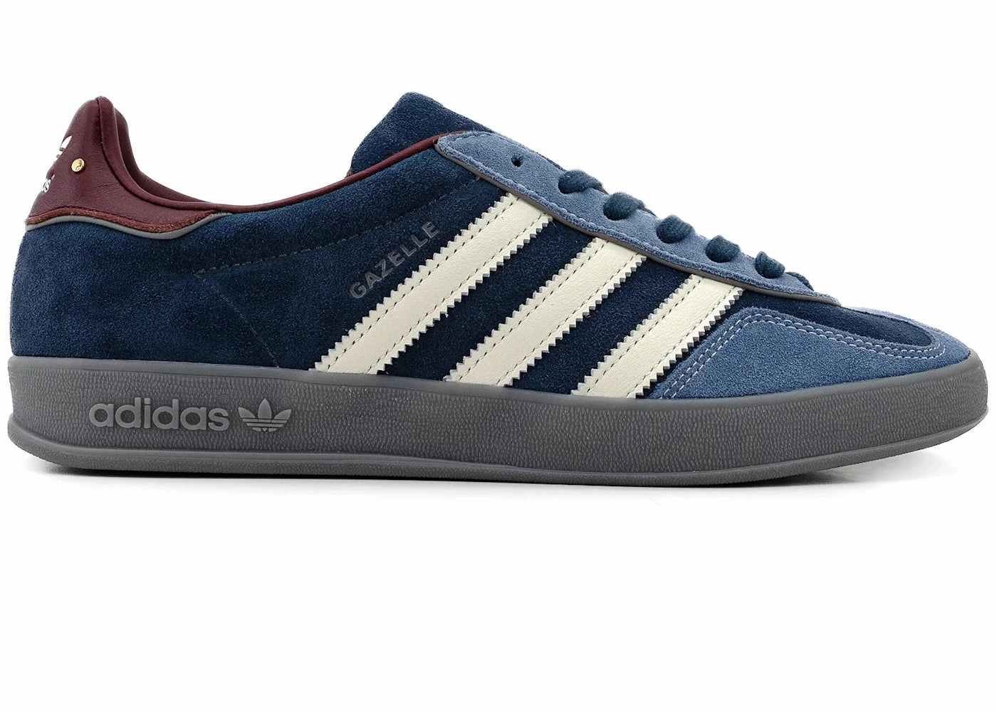 Barefoot Shoes For Weight Training Adidas Gazelle Indoor Crew Navy Burgundy