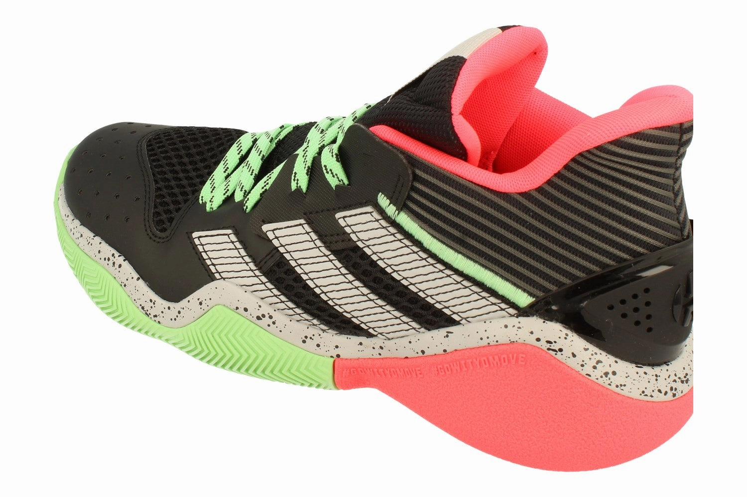 Adidas Harden Stepback Mens Basketball Trainers Sneakers FW8486 Durable Basketball Shoes