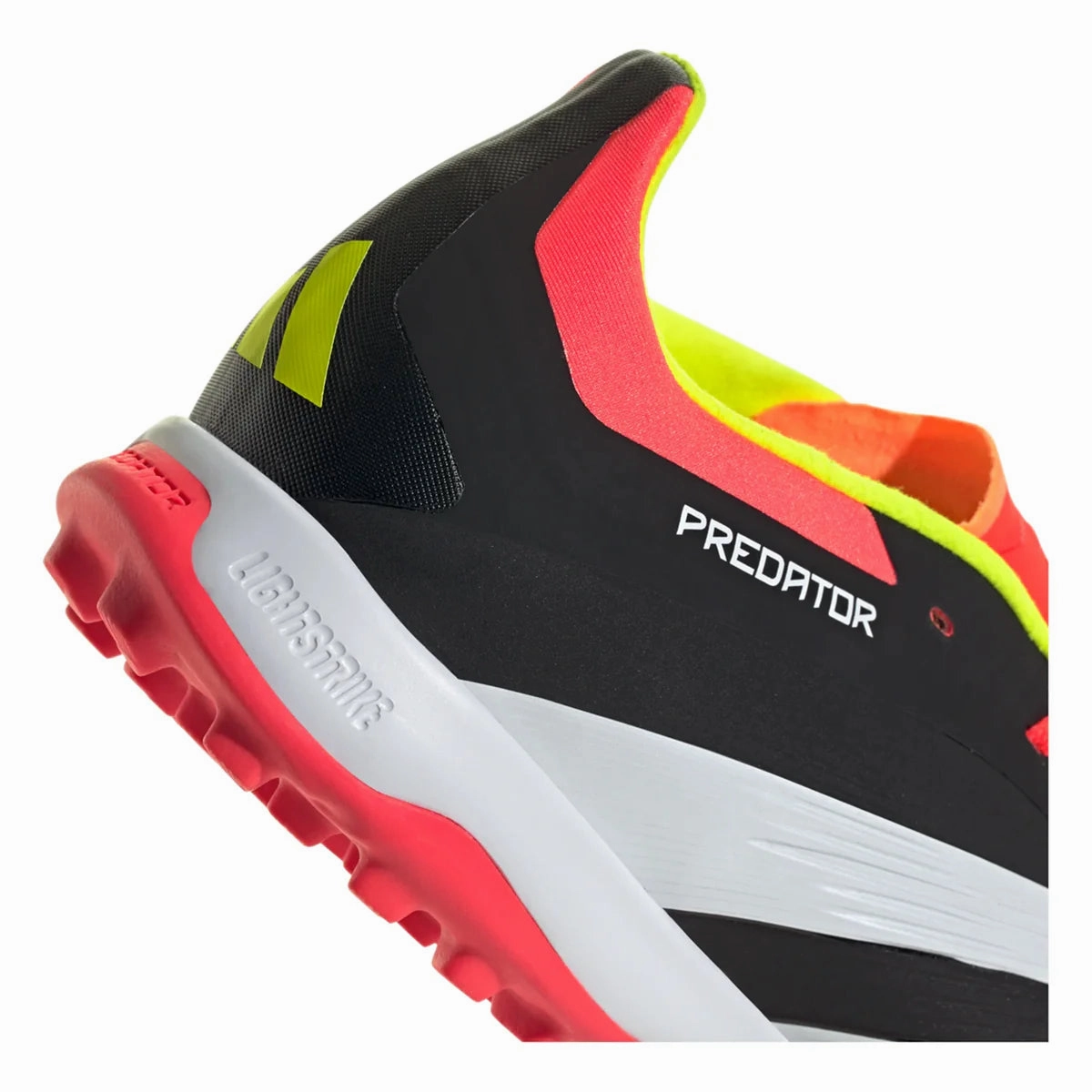 adidas Predator Elite TF Turf Soccer Cleat - Core Black/White/Solar Yellow Soccer Cleats Ag Vs Fg