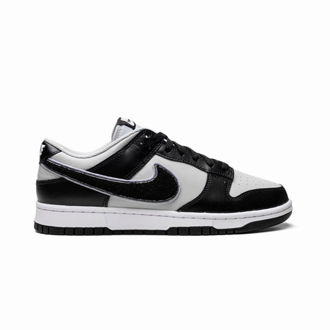 Dunk Low Chenille Swoosh Black Grey Sale Basketball Shoes Boost