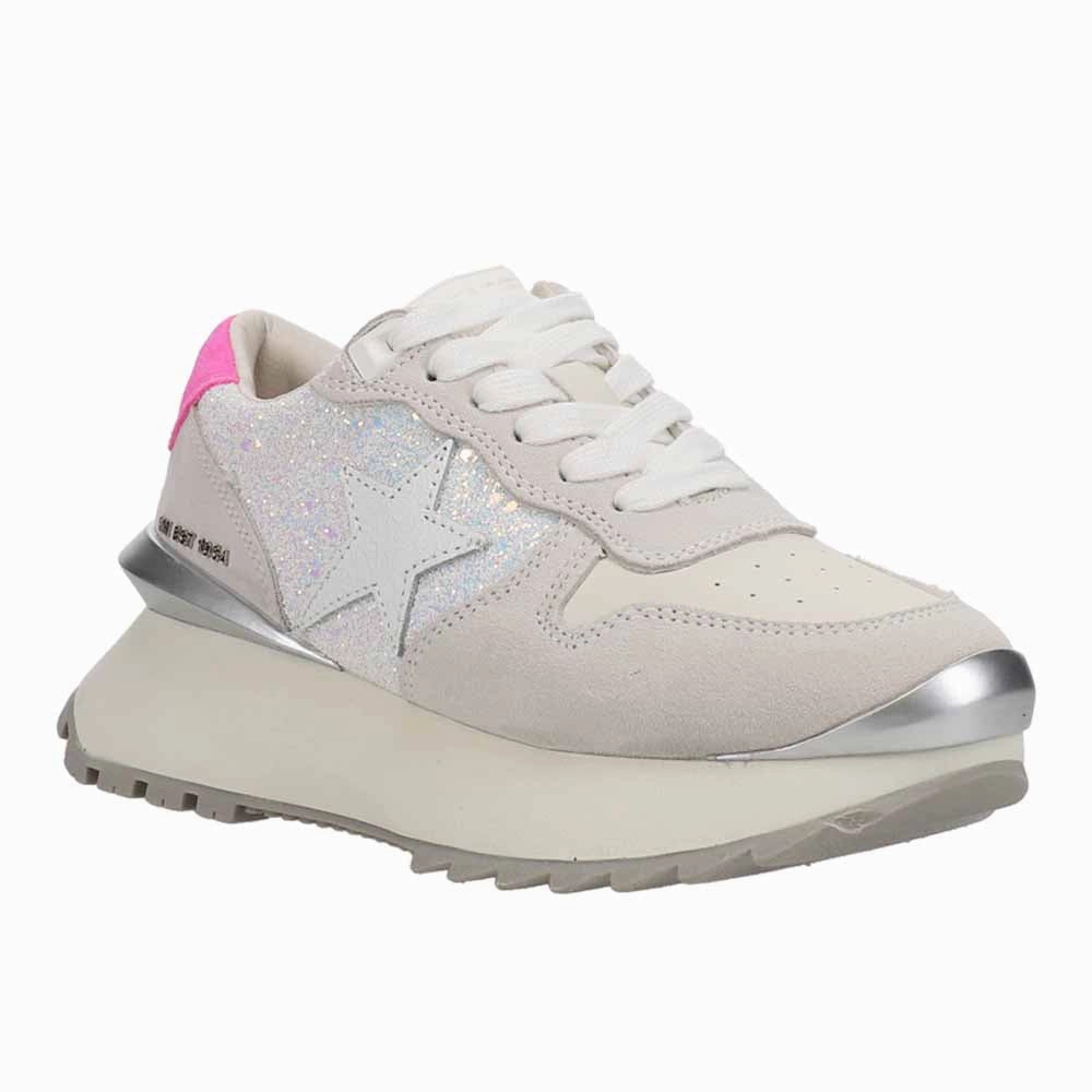 Closed Toe Slip On Shoes Major Glitter Slip On Platform Sneakers