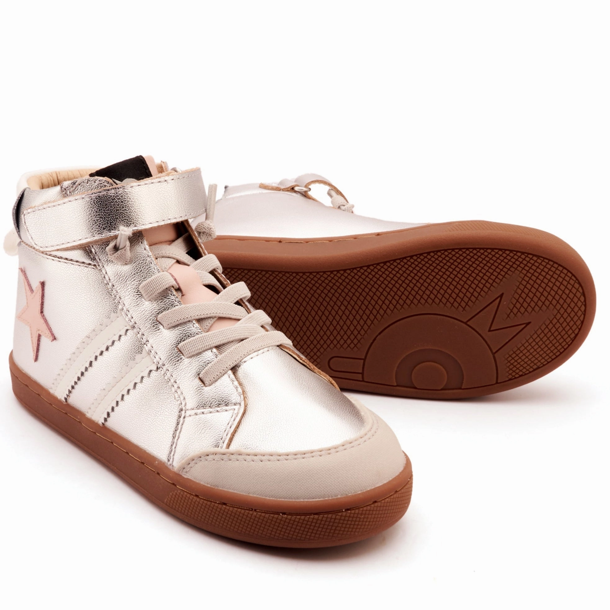 Hulk Snow Boots Old Soles Girl's WOS High Top Casual Shoes - Silver / Dalia / Snow