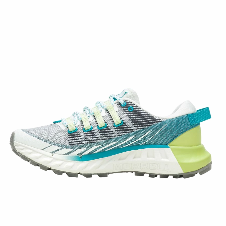 Agility Peak 4 White/Atoll Best Trail Running Shoes For Heavy