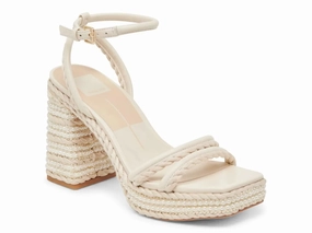 Agnes Pearl Platform Heel Flat Pointed Mary Jane Shoes