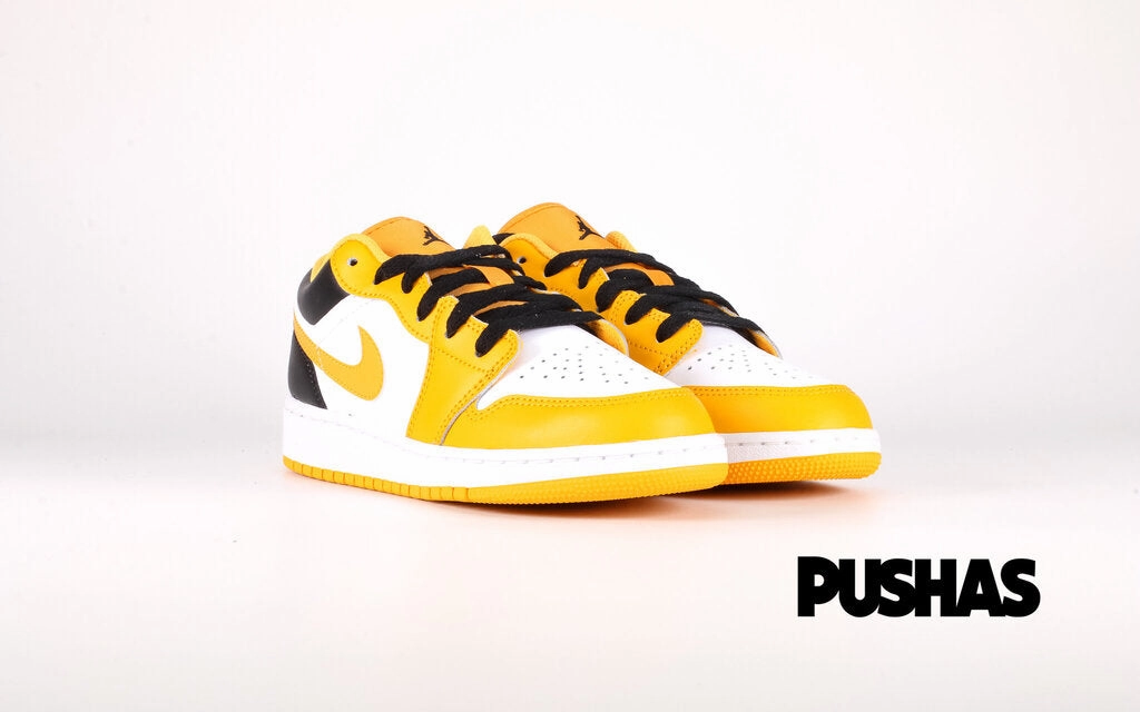 Canvas Basketball Shoes Air Jordan 1 Low 'Taxi' GS (2022)