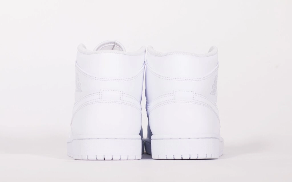 Furo Basketball Shoes Air Jordan 1 Mid 'Triple White' (2020)