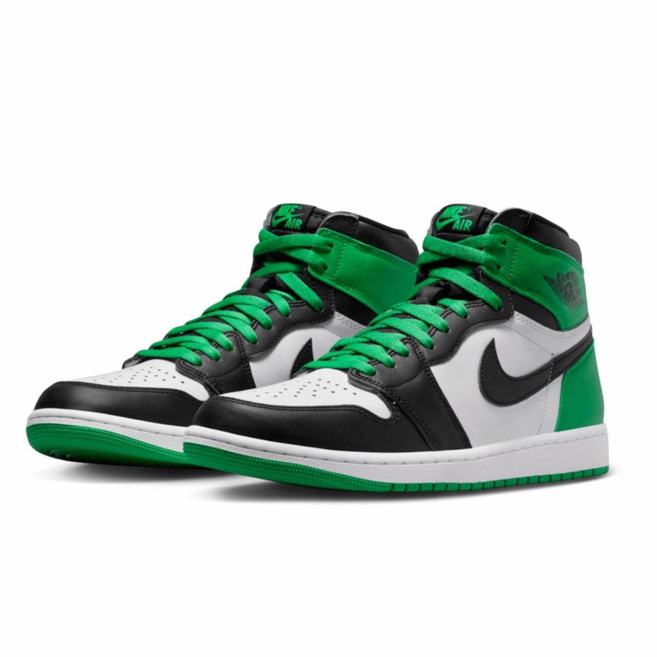 Air Jordan 1 Retro High OG Lucky Green Two Basketball Shoes