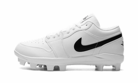 Soccer Cleats Firm Ground Air Jordan 1 Retro MCS Low "White Black"