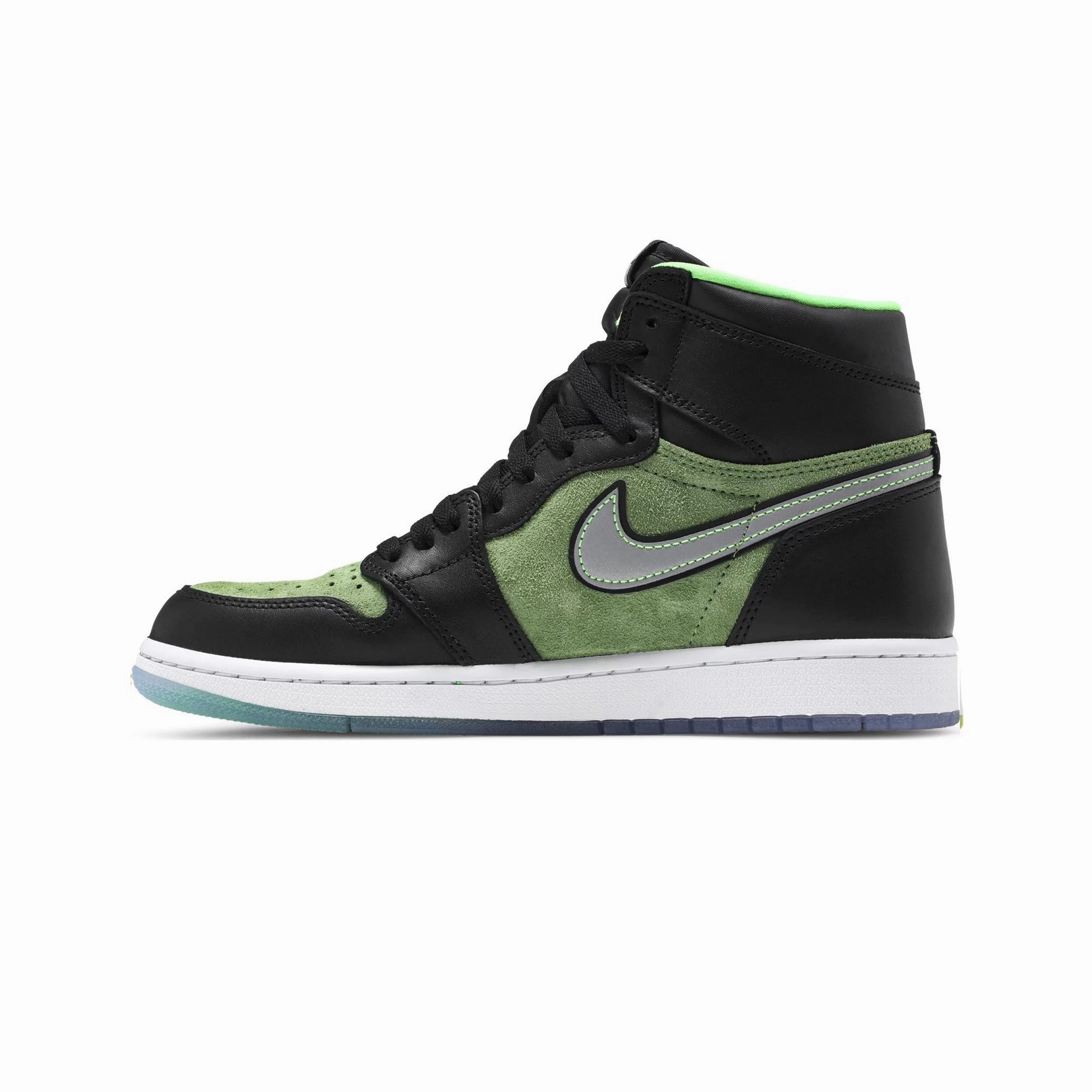 Basketball Shoes Fashion Air Jordan 1 Zoom Black Green