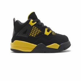 Air Jordan 4 Retro 'Yellow Thunder' TD (2023) Newest Basketball Shoes