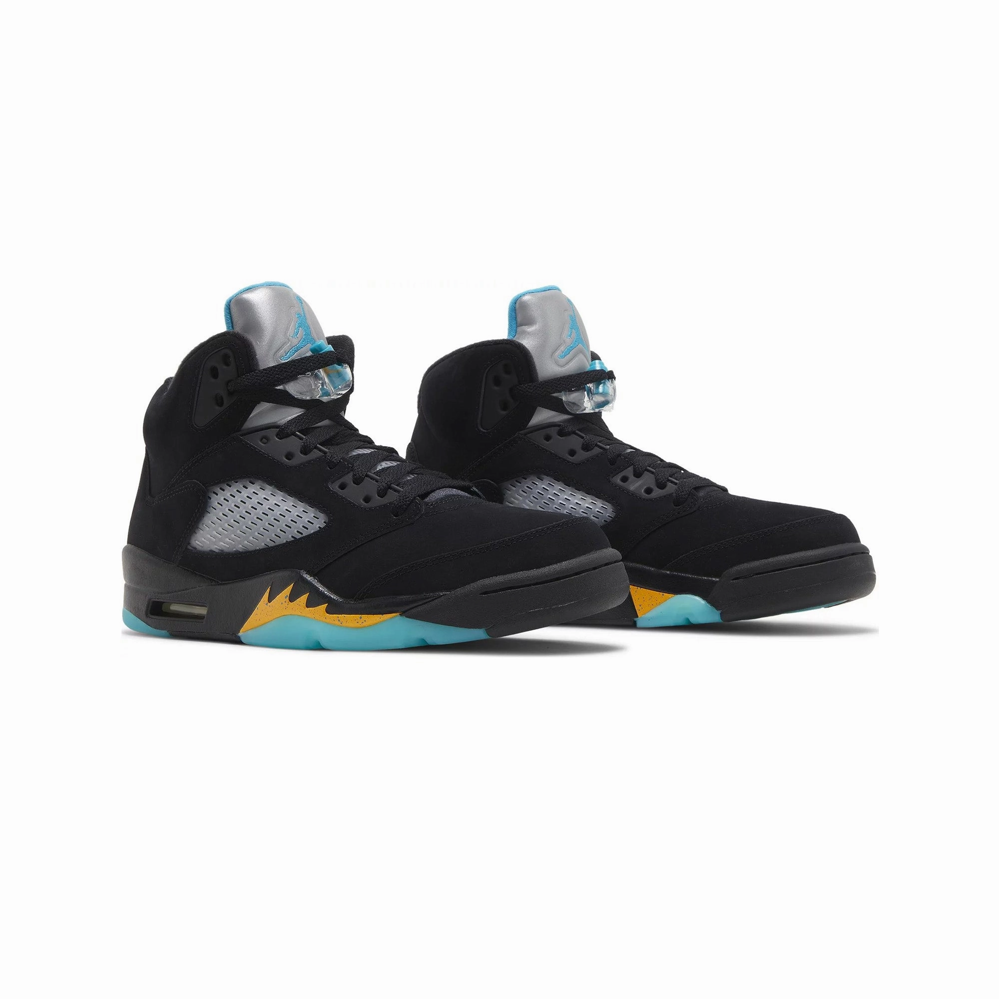 Air Jordan 5 Retro 'Aqua' (2023) Grey And Pink Basketball Shoes