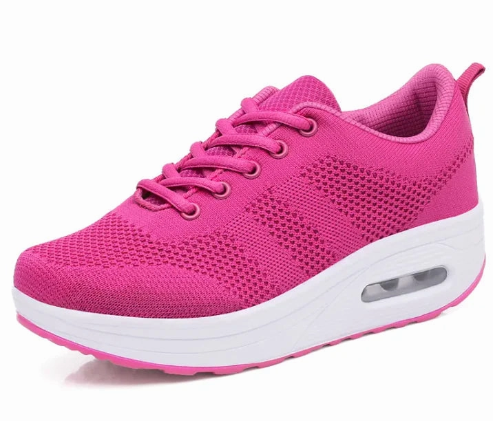 AirFlex Woven Sports Sneakers Best Cross Training Shoes With High Arches