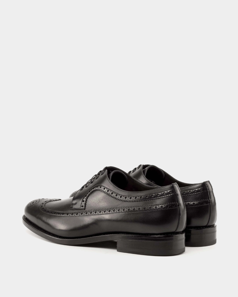 Alex Black Calf Wingtip Derby - 675 Zara Lace Up Shoes