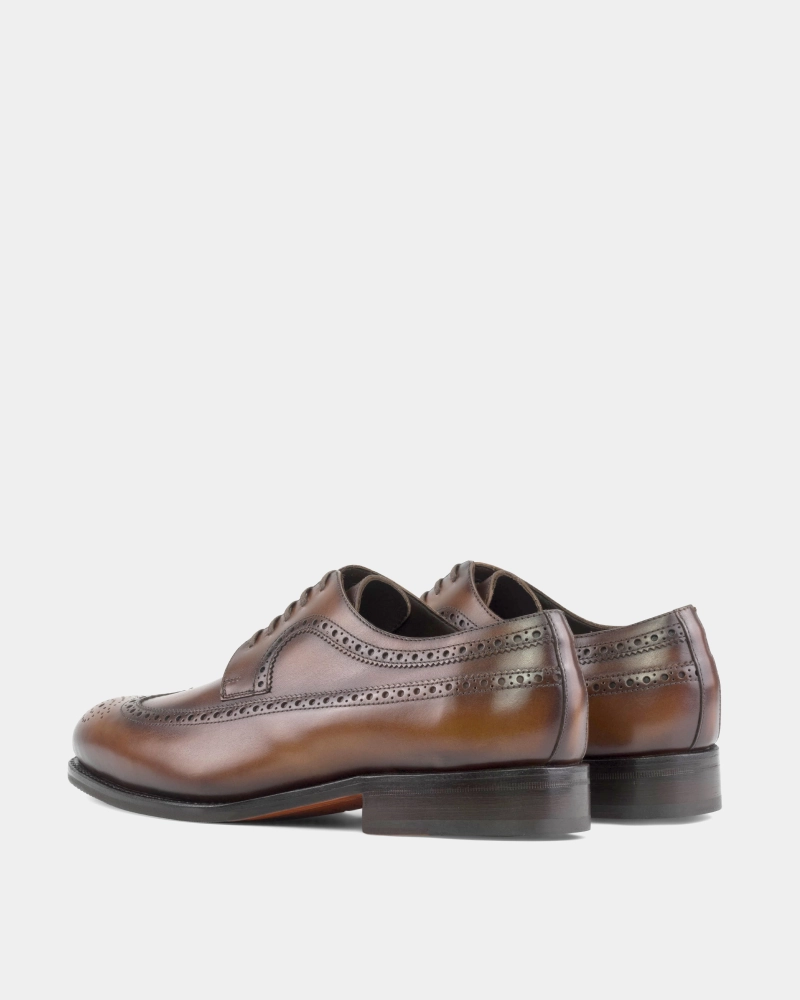 Alex Brown Calf Wingtip Derby - 675 Ned Lace-up Boot