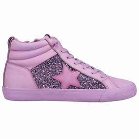 Alexis Glitter High Top Slip On Zippered Sneakers Casual Slip On Shoes