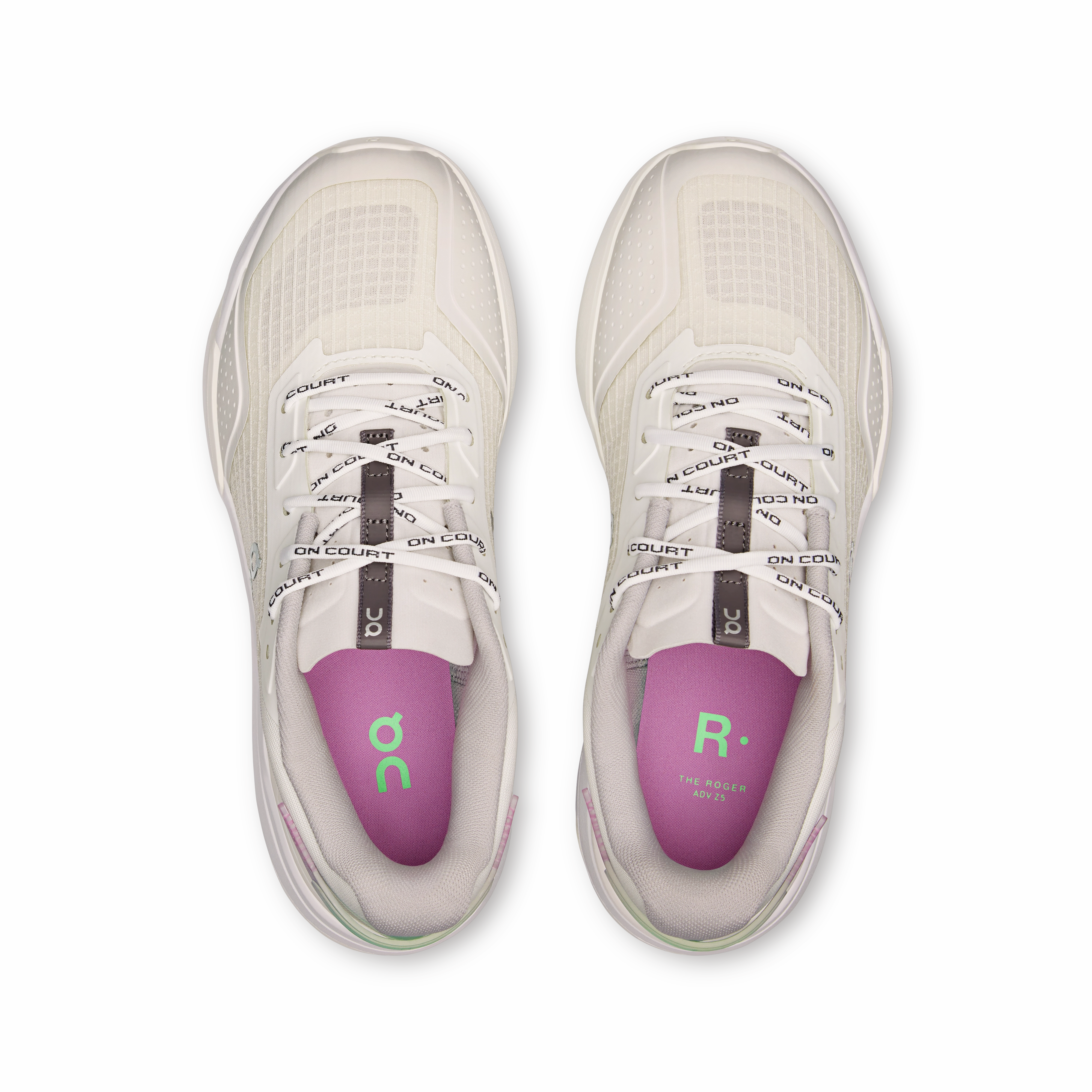 Navy And Orange Tennis Shoes On Running The Roger Adv Z5 White Ivory (Women'S)