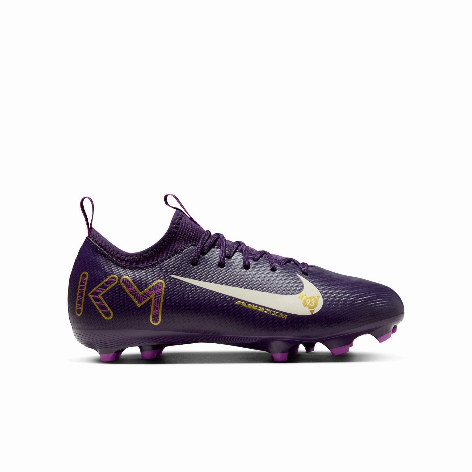 Jr. Mercurial Vapor 16 Academy FG/MG Kylian Mbappe (FQ8394-500) Soccer Cleats With Replacement Studs