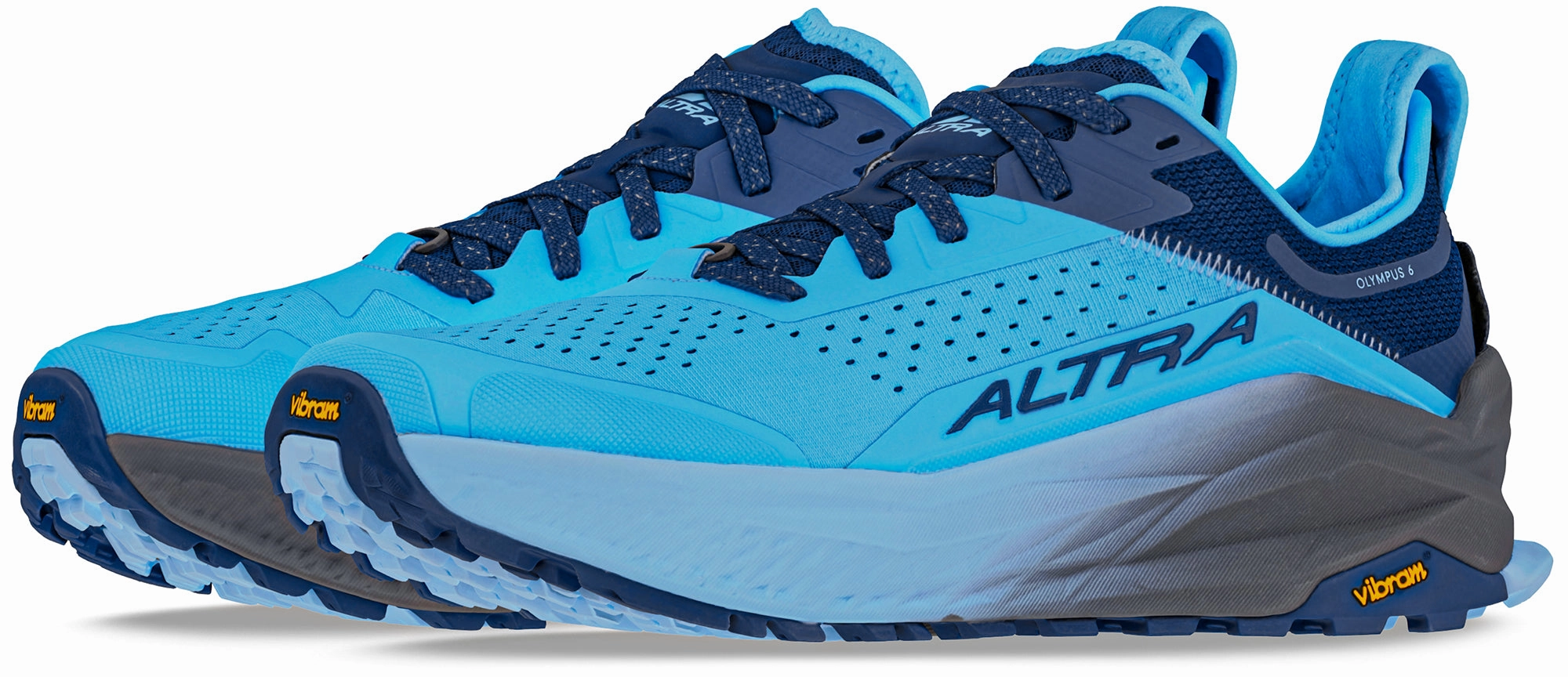 Altra Olympus 6 Mens Trail Running Shoes - Blue Best Trail Running Wide Feet