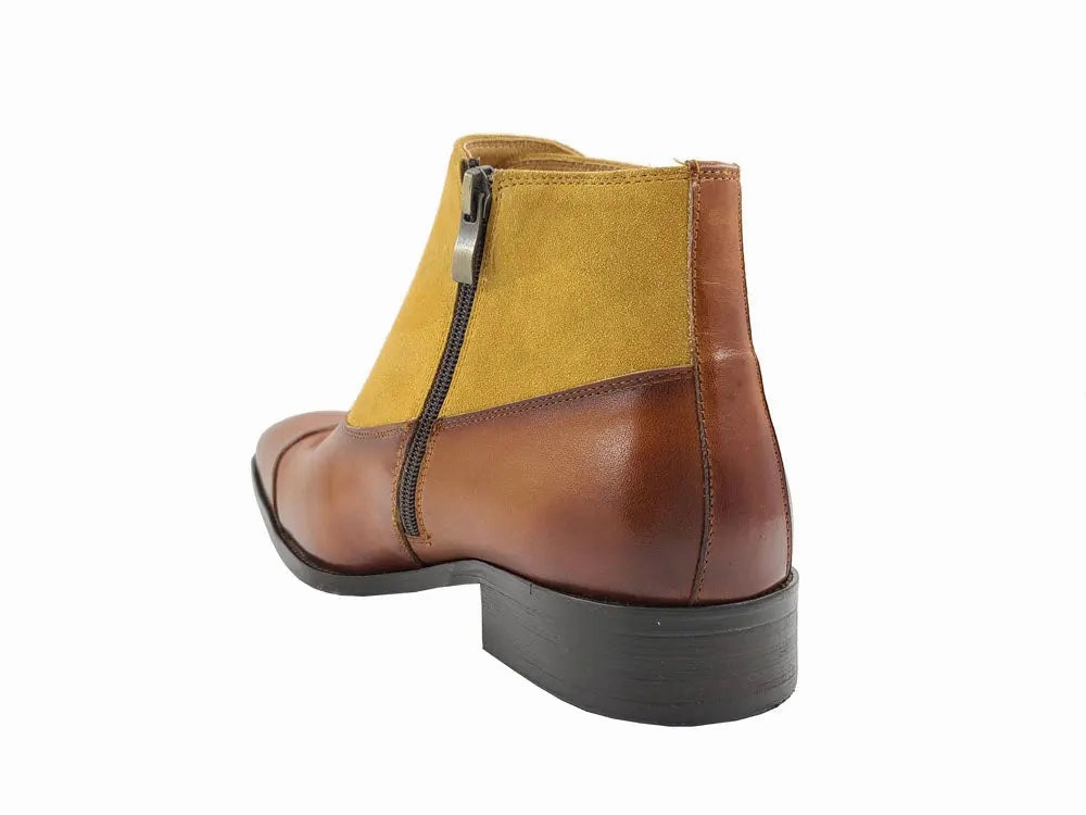 Hobbs Brogues Shoes Calf & Suede Three Buckles Monk Chukka Boot