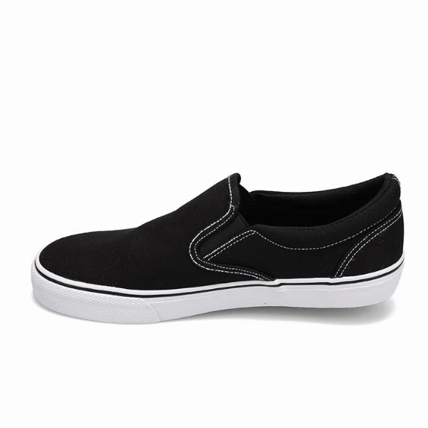 Rival Women's Deuces Black/White Slip On Shoes Quilted