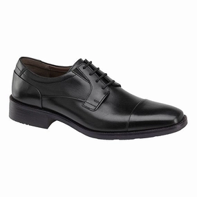 Difference Between Brogues And Oxford Shoes Johnston & Murphy Men's Lancaster Cap Toe - Black