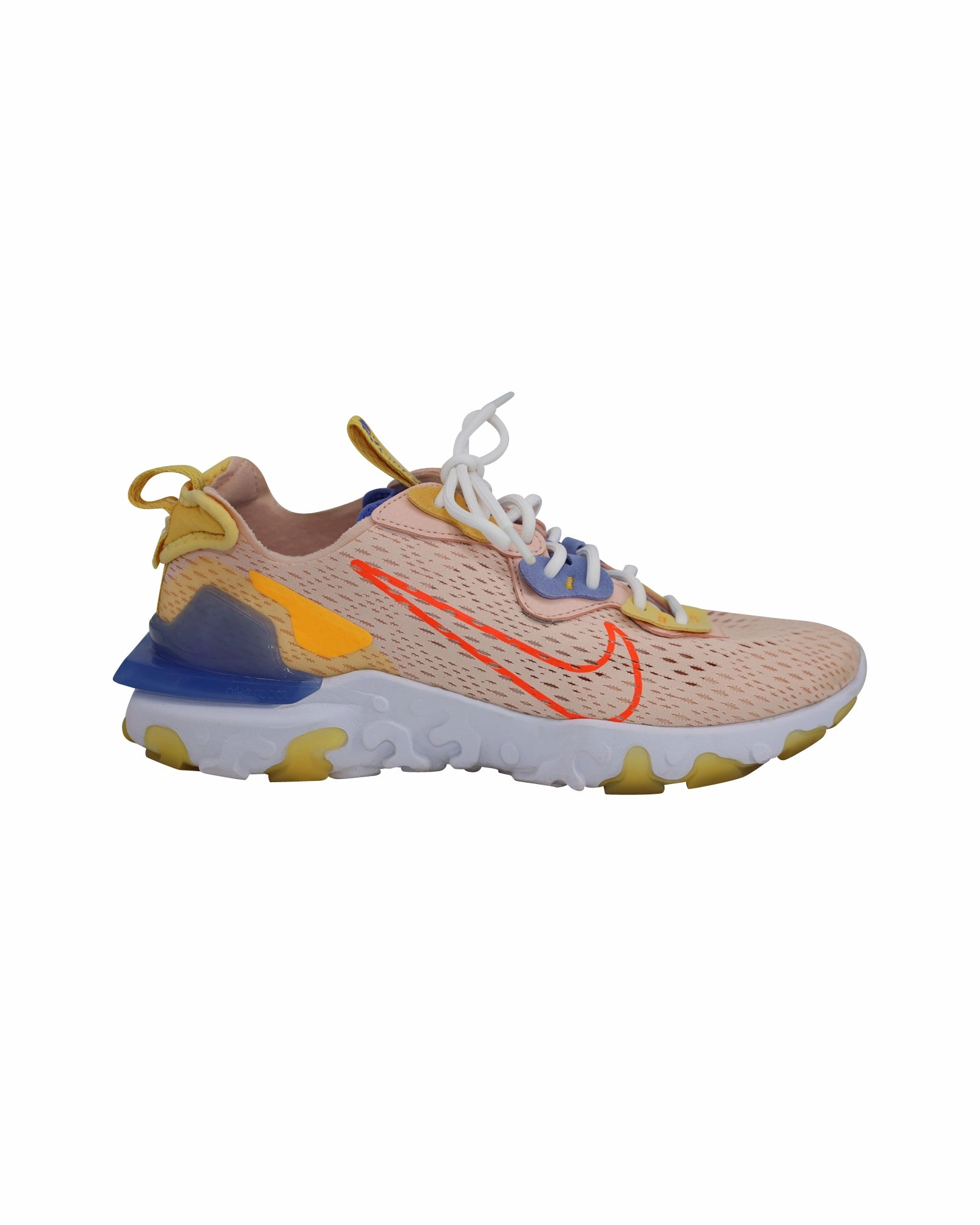 Nike All Purpose Shoes Nike React Vision Sneakers in Washed Cora/Sapphire-Laser/Orange-Hyper Crimson Synthetic