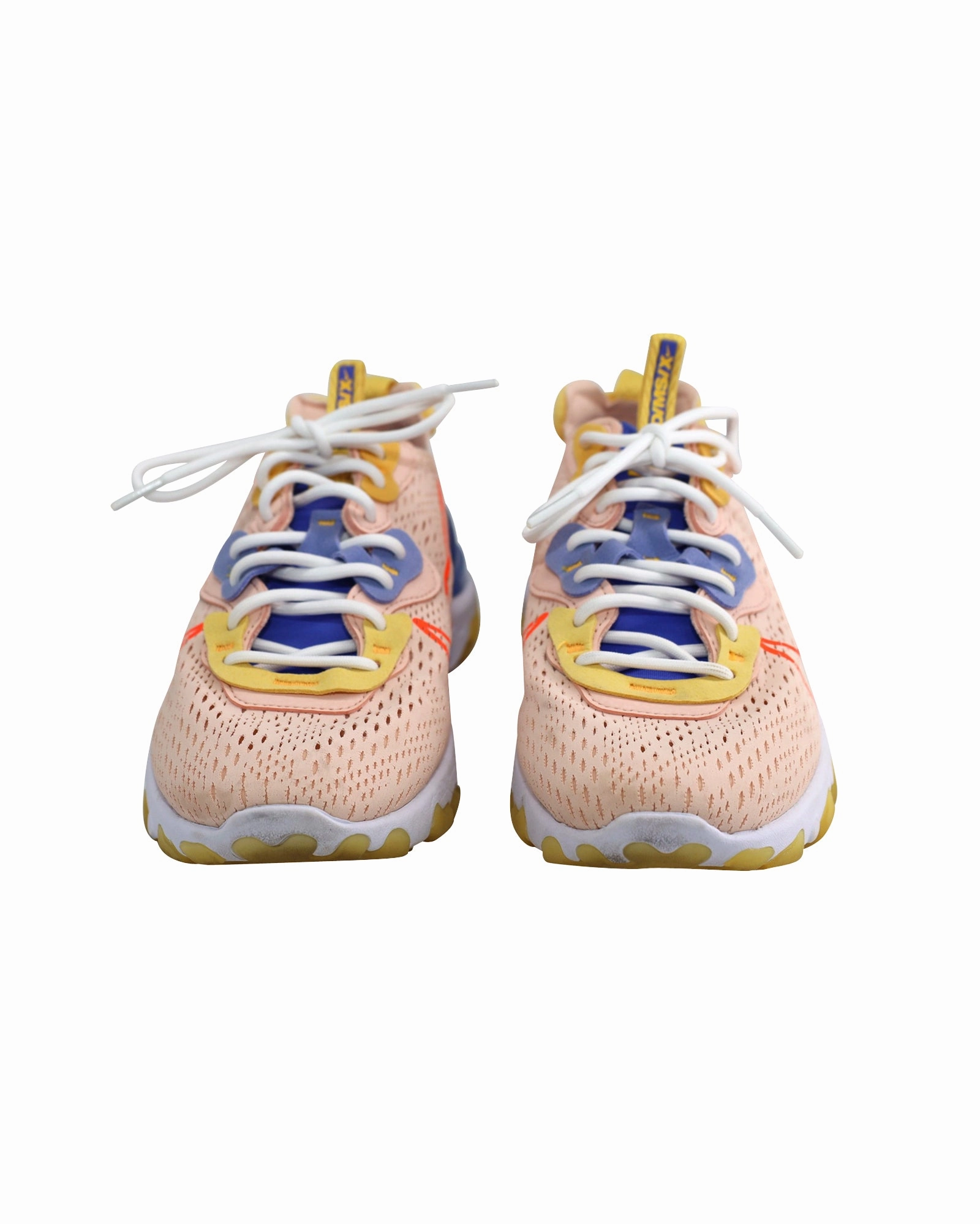 Kendrick Lamar Shoes Nike Nike React Vision Sneakers in Washed Cora/Sapphire-Laser/Orange-Hyper Crimson Synthetic