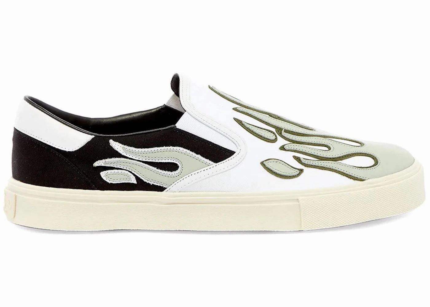 Amiri Flame Slip On Pale Lime/Black Slip On Pumas