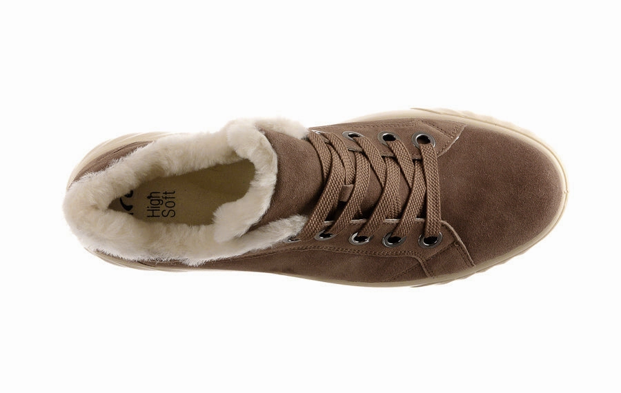 Ara Bunny Taupe Barbour Seaton Brogue Boots