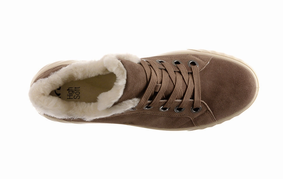 Ara Bunny Taupe Brogue School Shoes