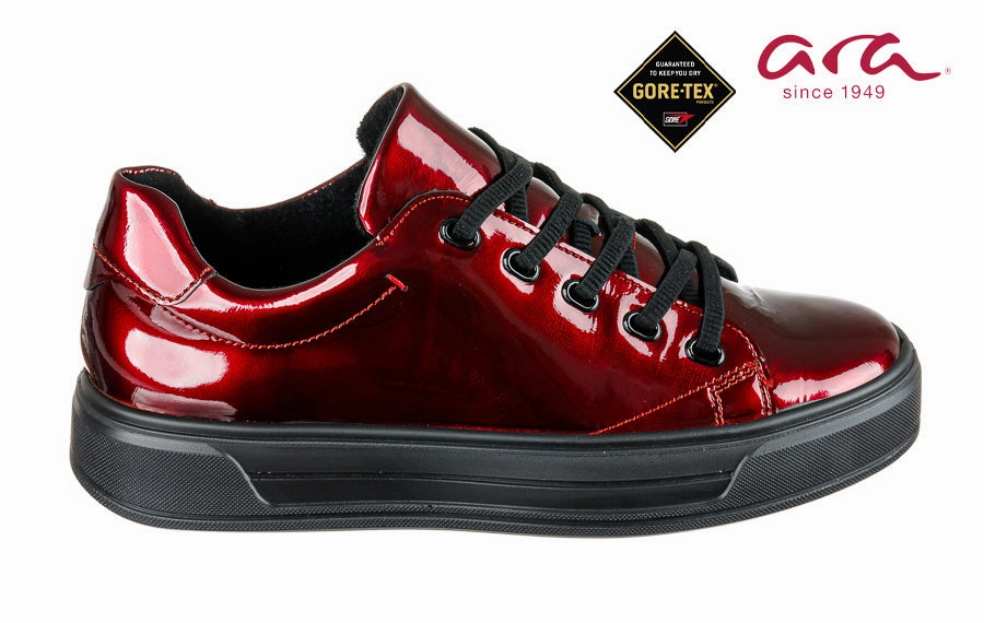 Brogues Over Oxfords Ara Glossy Burgundy