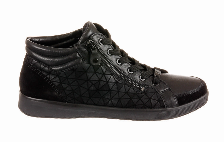 Ara Leisure Black Shilton Brogues