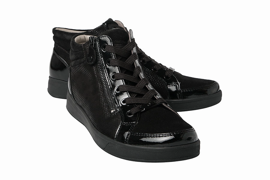 High Heel Brogue Shoes ARA SPRITZER BLACK