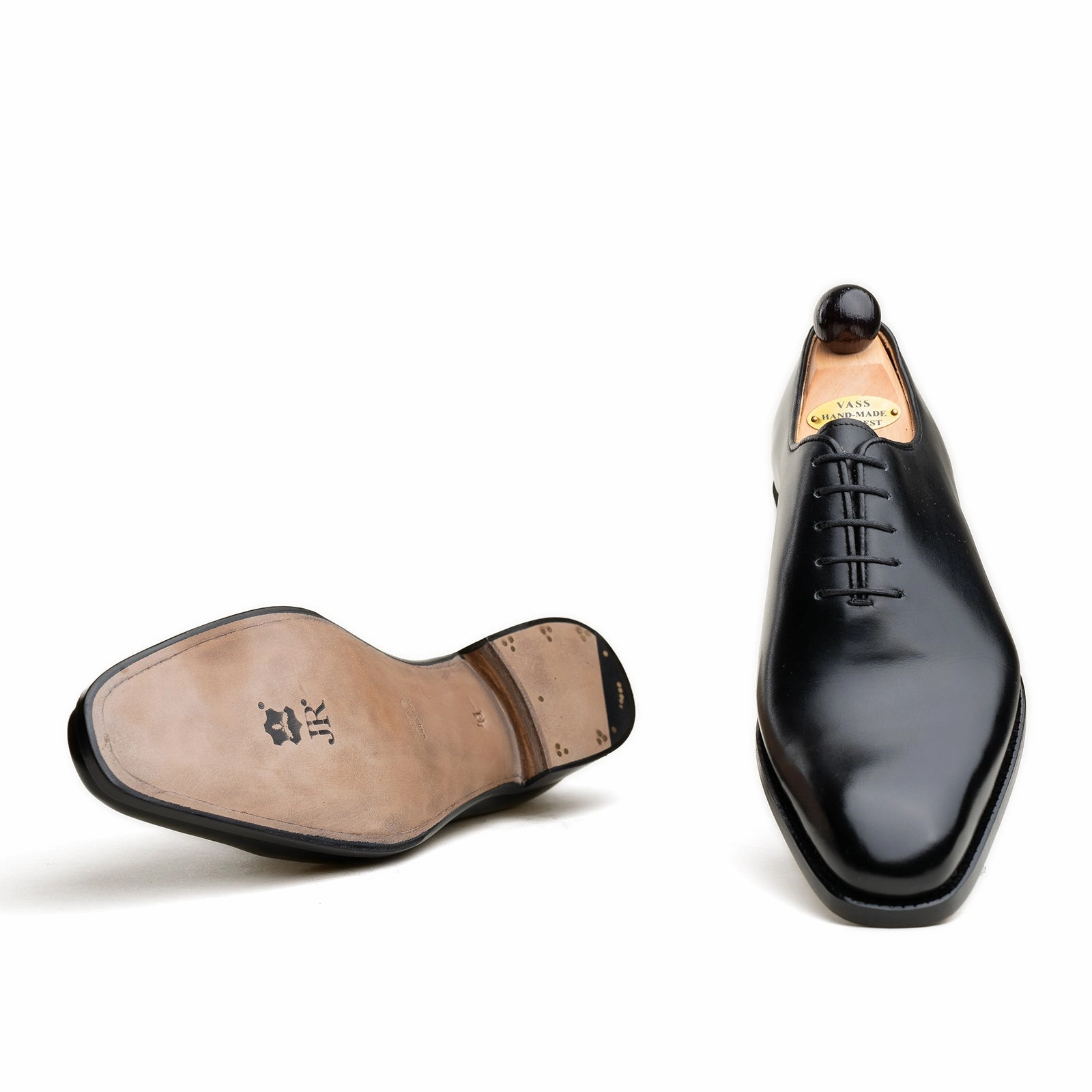 Oxford Cloth Button Down Wholecut Oxford - Black Calf