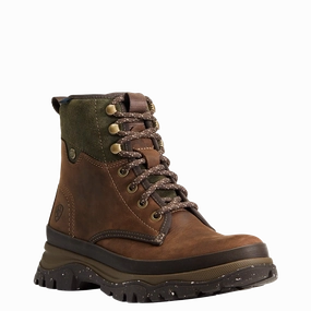 Ariat Ladies Moresby Brown Waterproof Finish Outdoor Boots 10042409 Camel Hiking Shoes