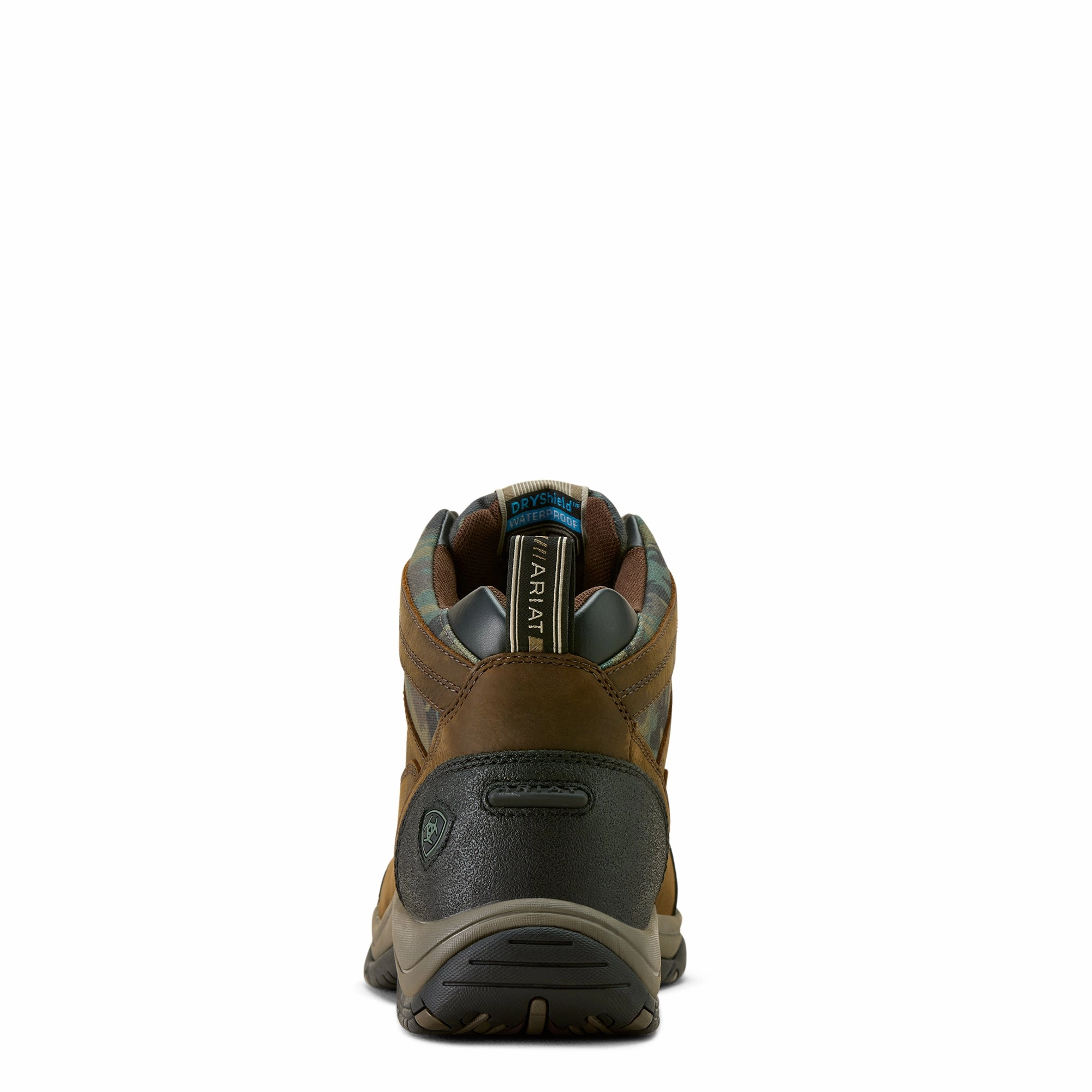 Ariat Men's Terrain Dark Coffee & Camo Waterproof Boots 10064010 Hiking Shoes Traduccion
