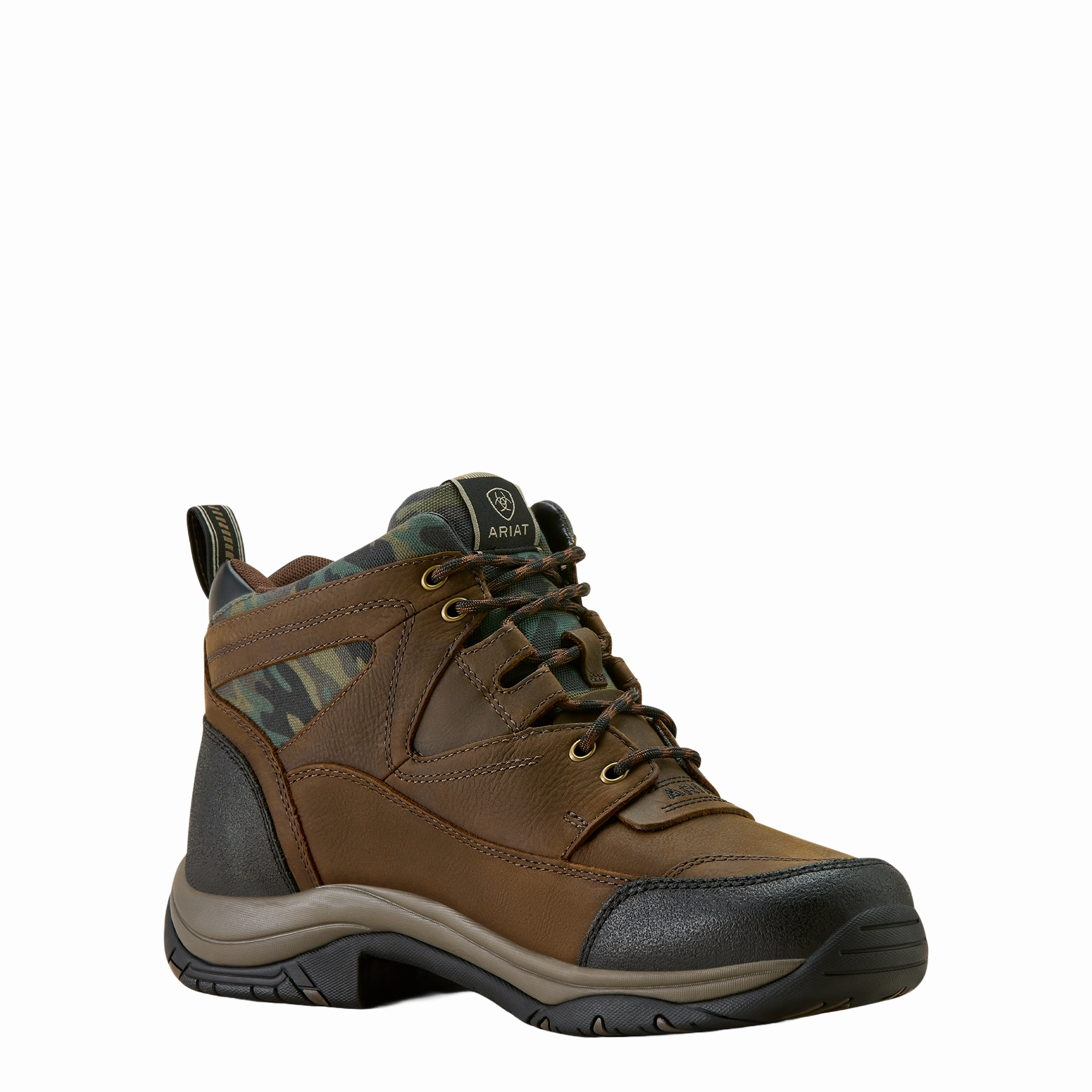 Ariat Men's Terrain Dark Coffee & Camo Waterproof Boots 10064010 Gambit Vcs Climbing Shoe