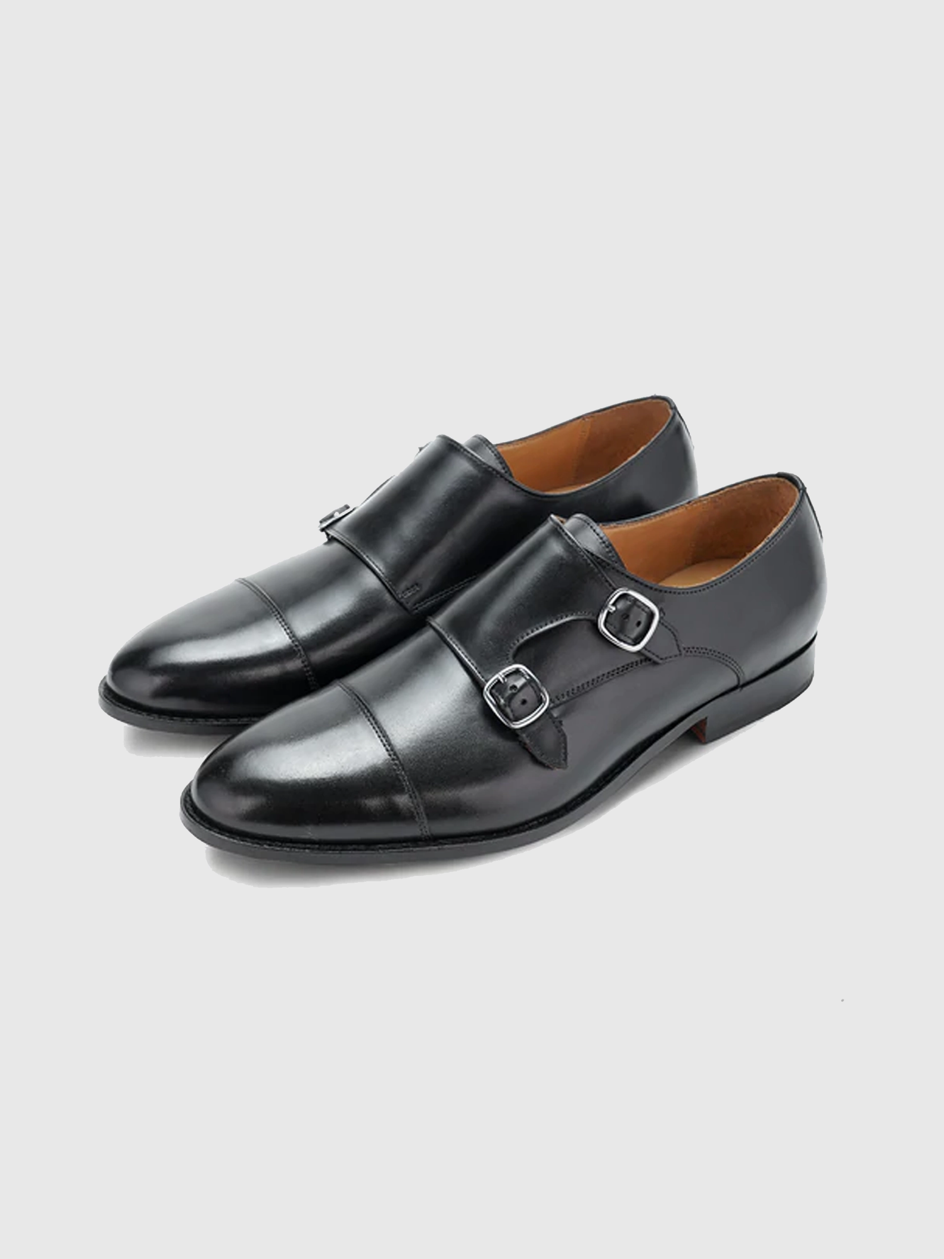ARISTOCRAT DOUBLE MONKS - BLACK Bex Brogue