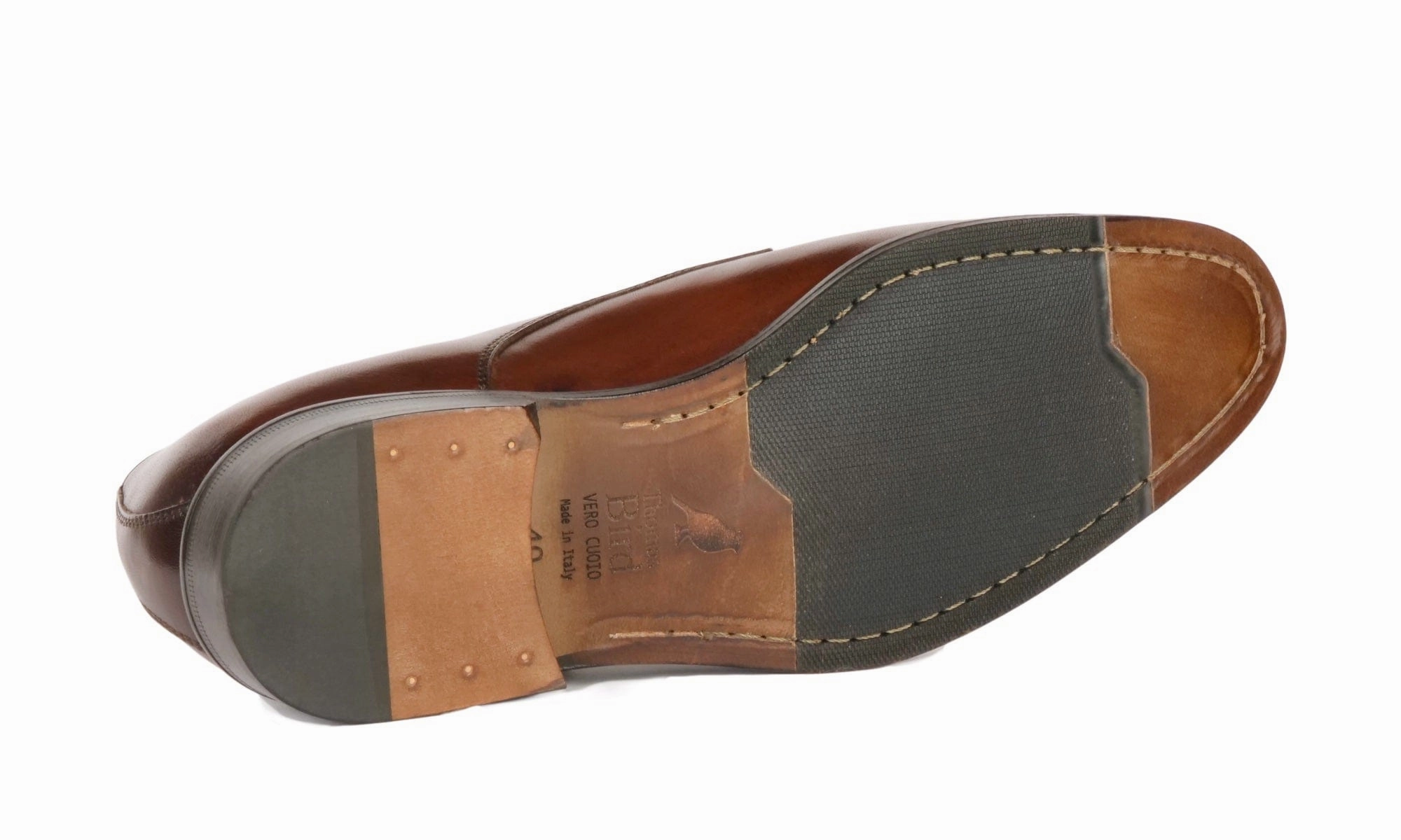 Brogue Leather Oxfords Ashcroft Monk Strap Tan